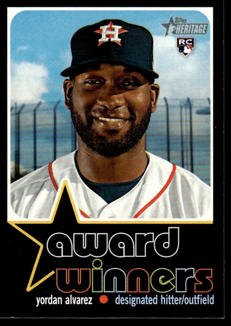 Yordan Alvarez 2020 Topps Heritage 2020 Topps Heritage