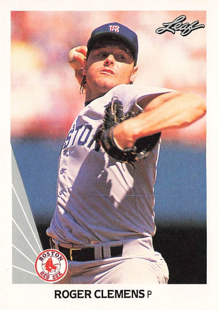 Baseball Roger Clemens 1990 Leaf