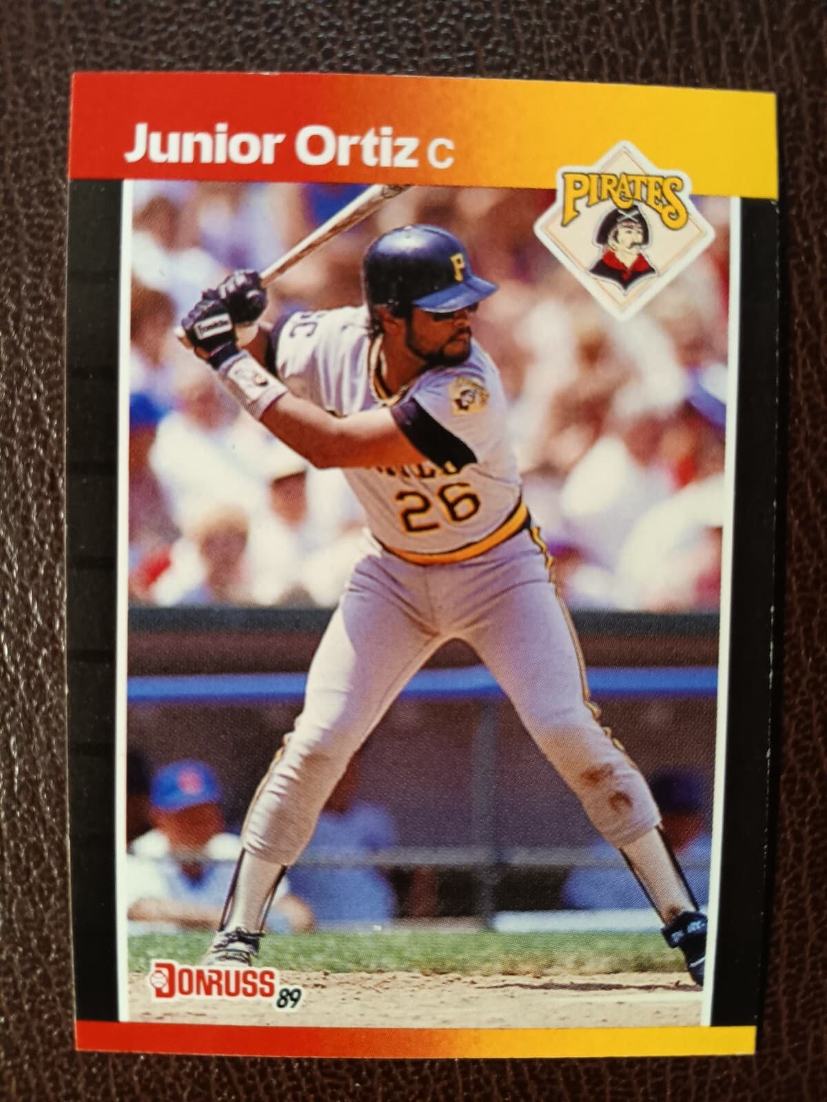 JUNIOR ORTIZ PIRATES BASEBALL #387