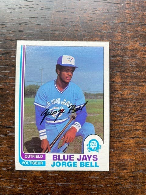Jorge Bell 1982 topps Topps