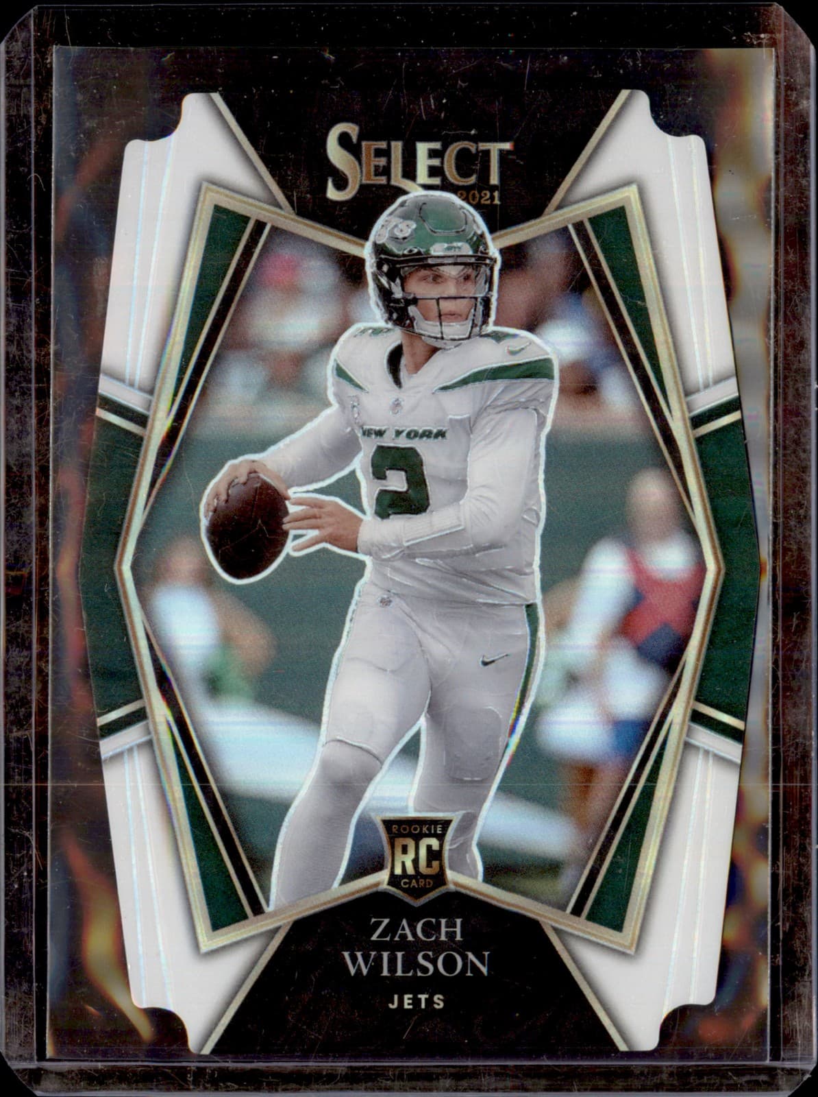 Zach Wilson White 2021 Panini Select 2021 Panini Select