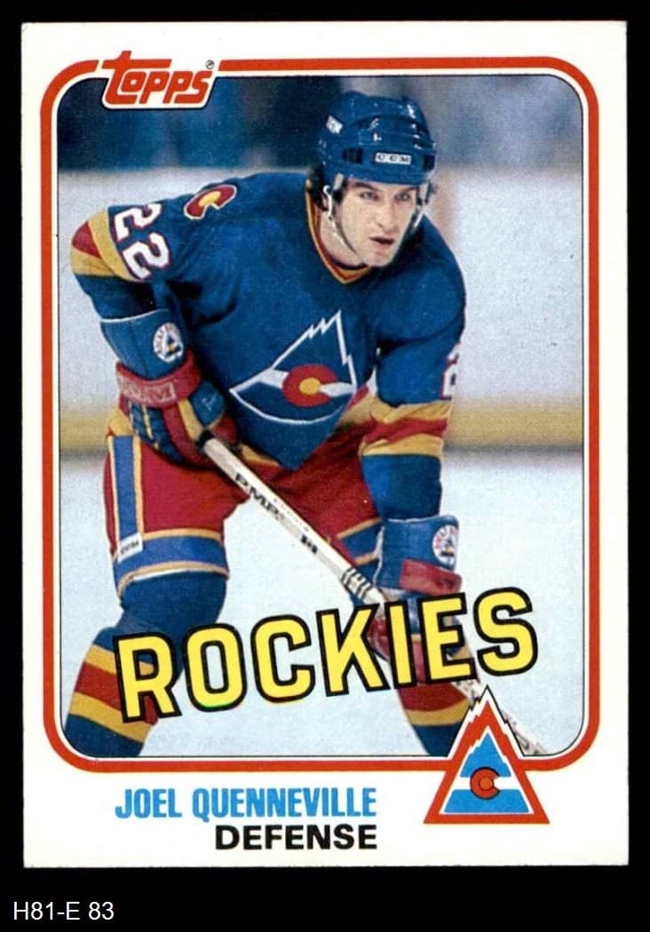 Joel Quenneville West 1981 Topps 1981 Topps