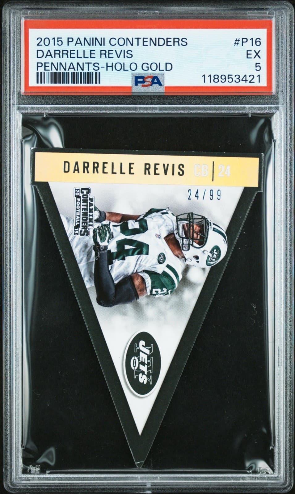 Darrelle Revis Contenders 2015 Unknown 2015 Unknown gold-holo