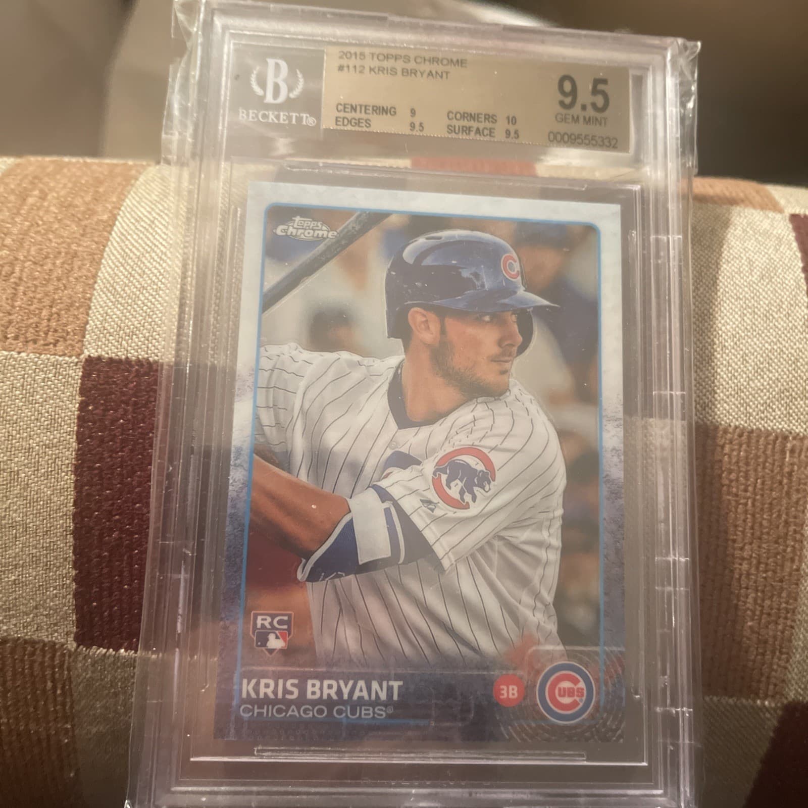 Kris Bryant Cubs 2015 Topps Chrome