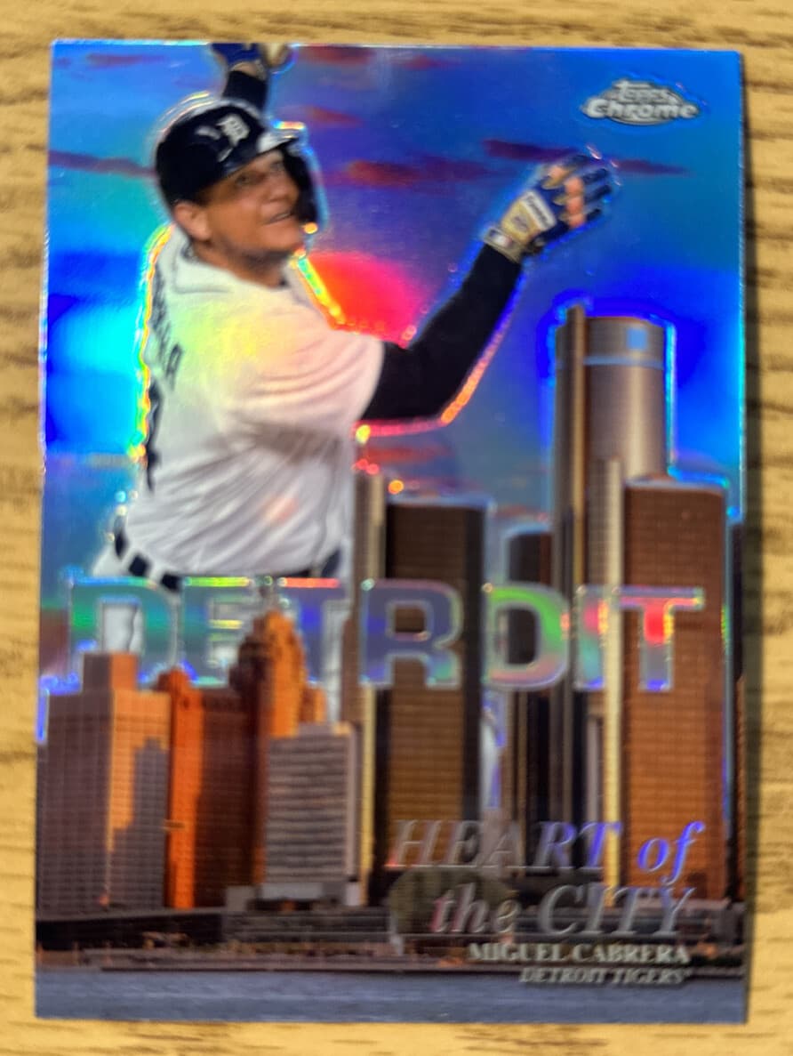 MIGUEL CABRERA Heart of the Ci 2022 Topps Chrome 2022 Topps Chrome