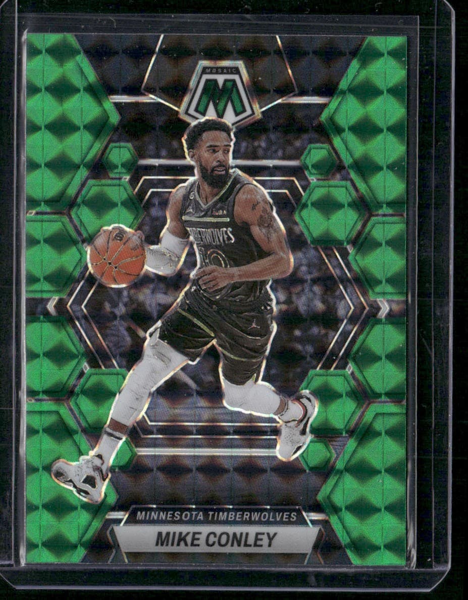 Mike Conley Green 2022 Panini Mosaic 2022 Panini Mosaic green