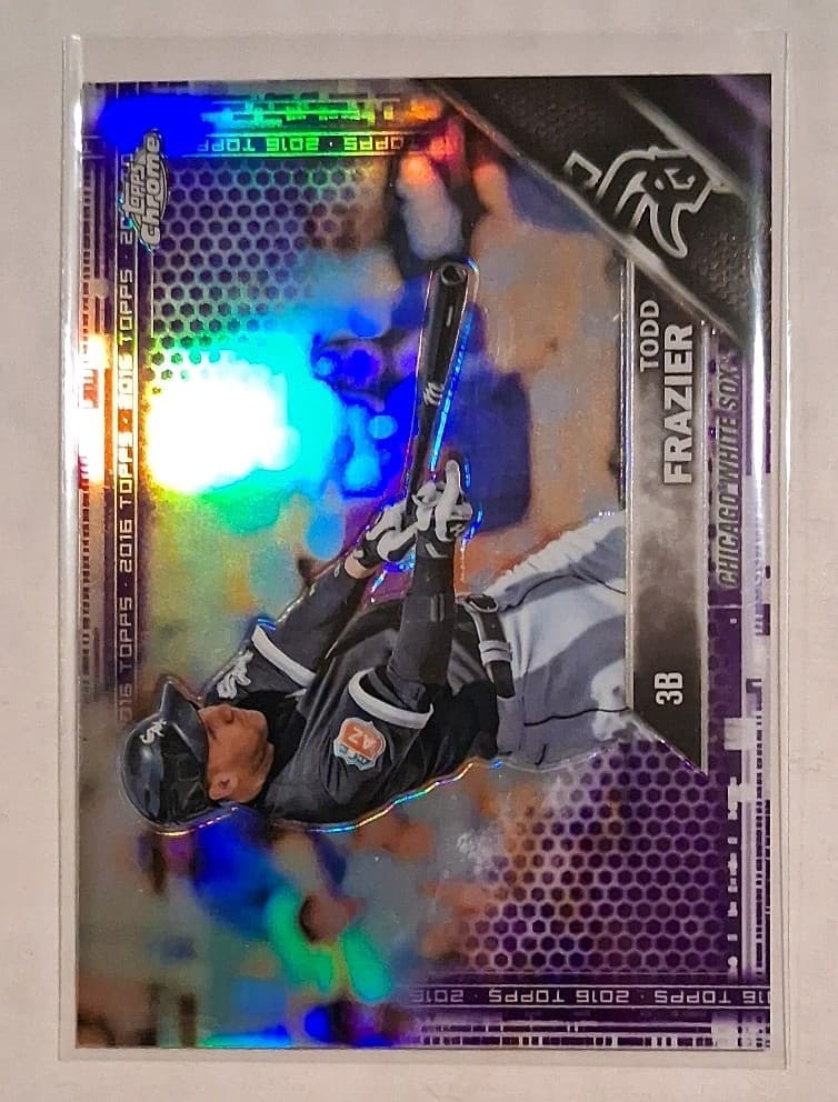 Purple Todd Frazier 2016 Topps Chrome 2016 Topps Chrome purple-refractor