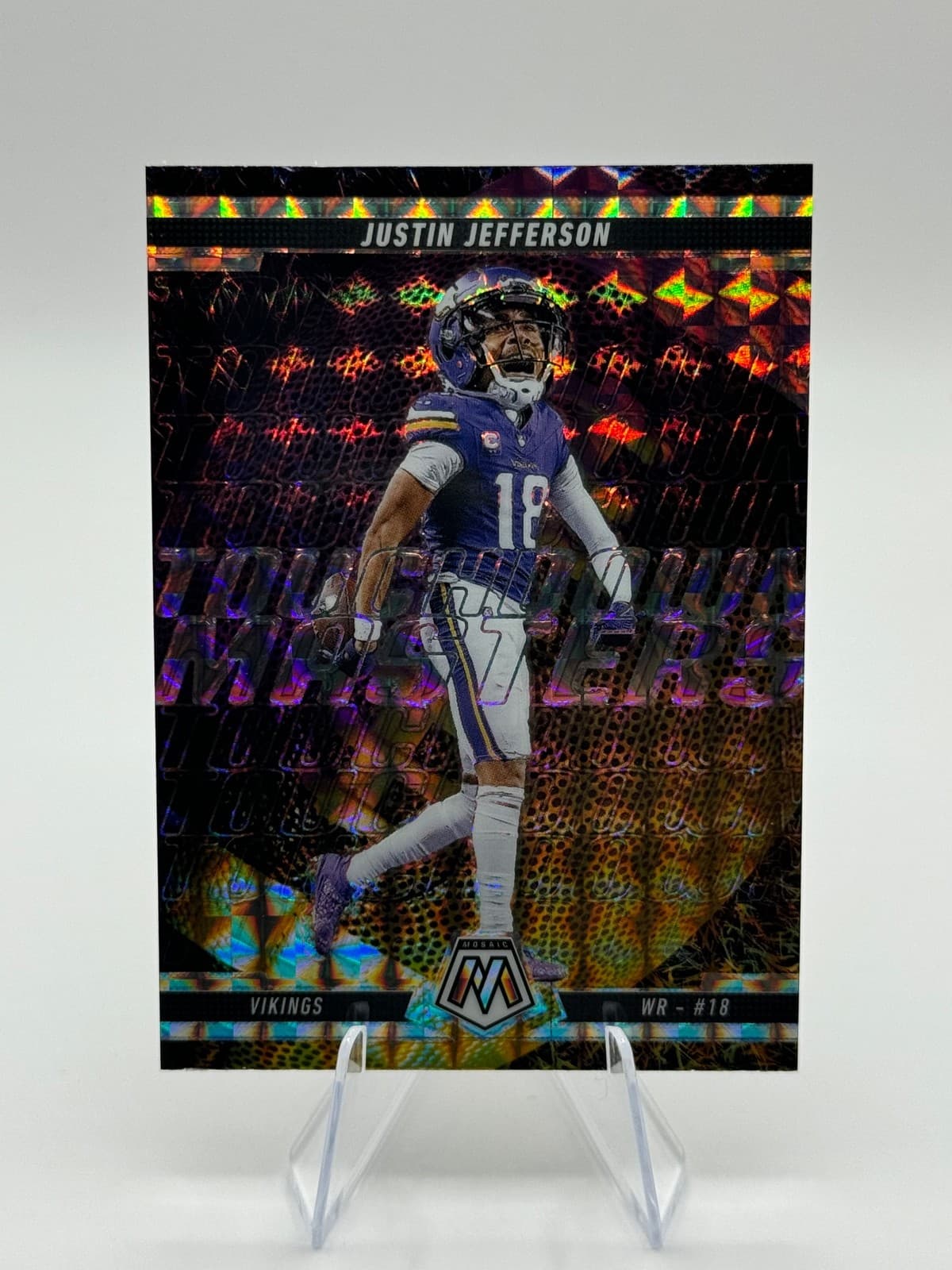 Justin Jefferson Touchdown 2025 Panini Mosaic 2025 Panini Mosaic