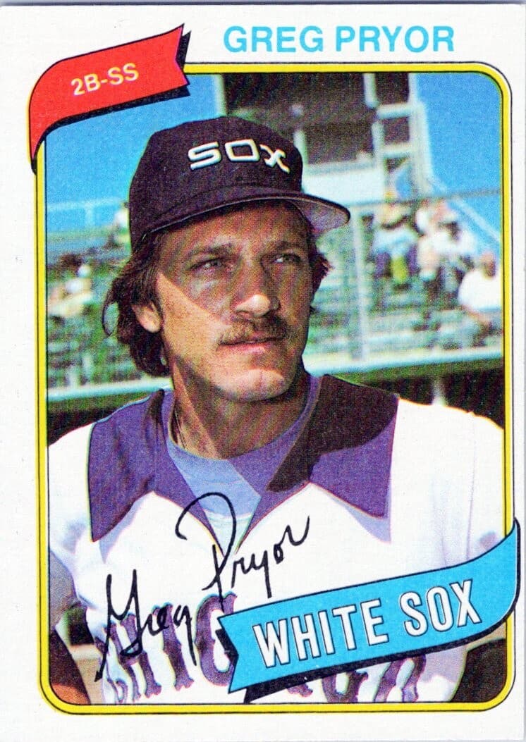 Greg Pryor Chicago 1980 Topps 1980 Topps
