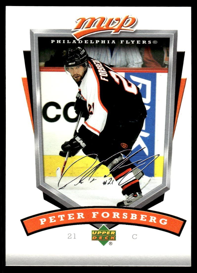 Peter Forsberg Philadelphia 2006 Upper Deck 2006 Upper Deck