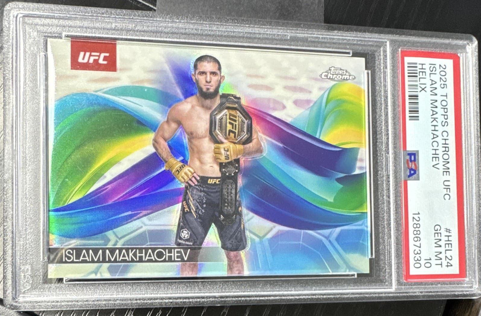 Helix Islam Makhachev 2025 Topps Chrome