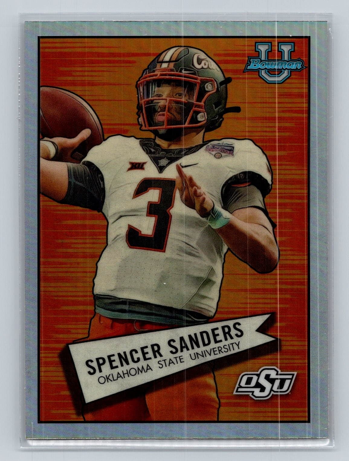 Spencer Sanders Bowman 2022 Bowman Chrome 2022 Bowman Chrome