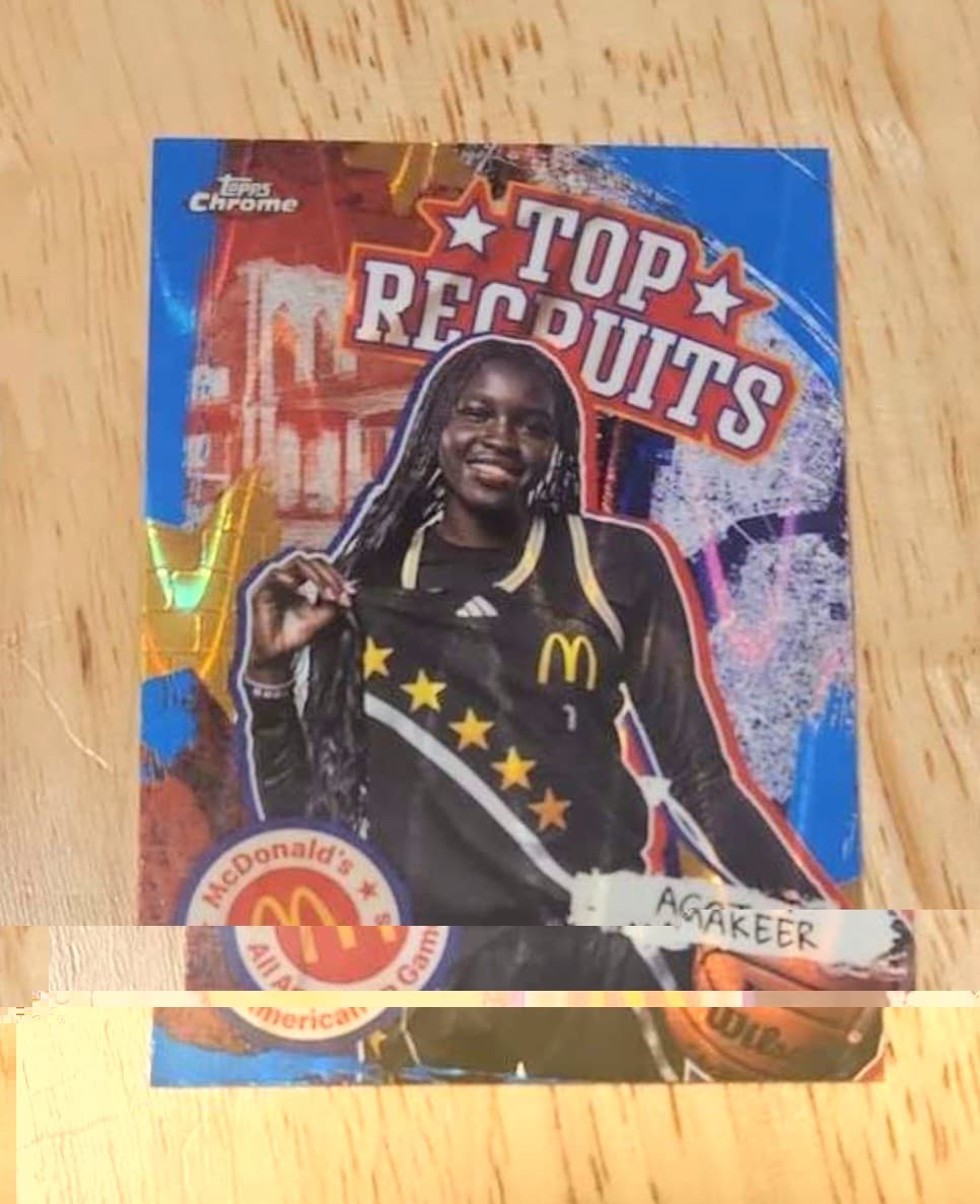 Top Recruits Mc 2025 Topps Chrome 2025 Topps Chrome blue