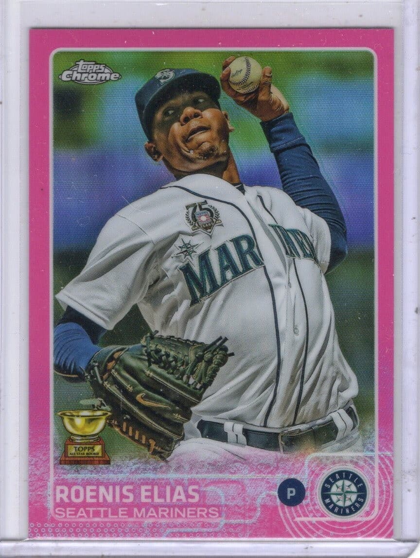 Pink Refractors Roenis 2015 Topps Chrome 2015 Topps Chrome pink