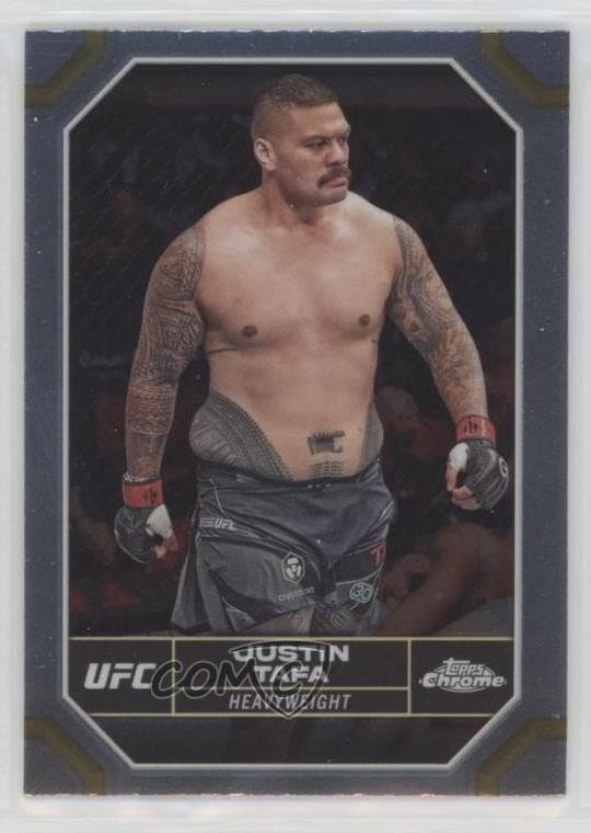 Justin Tafa trading card