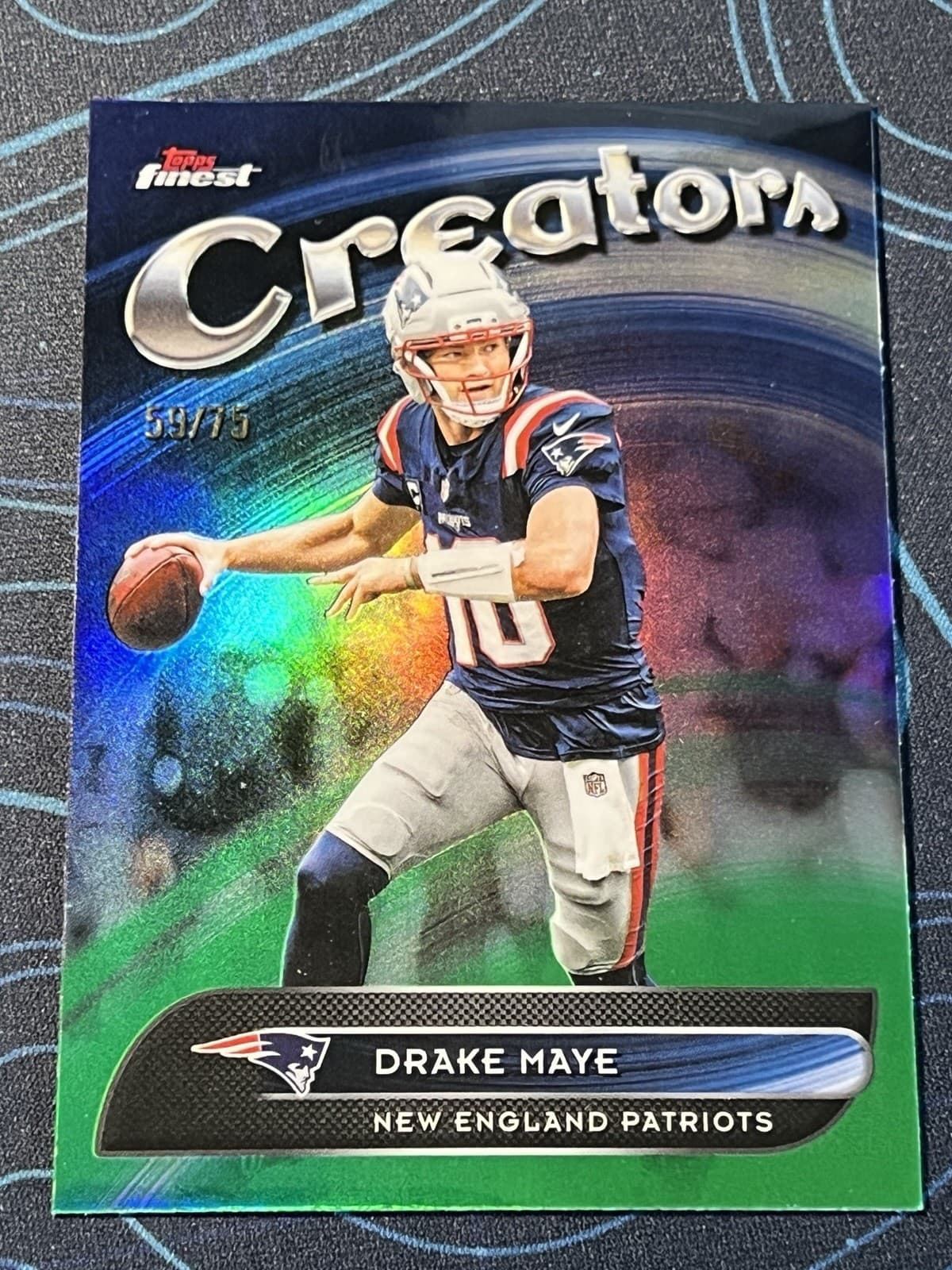 Drake Maye Football 2025 Topps Finest 2025 Topps Finest