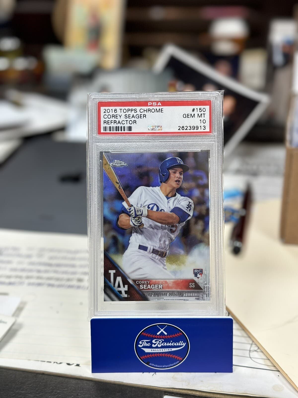 Corey Seager Dodgers 2016 Topps Chrome