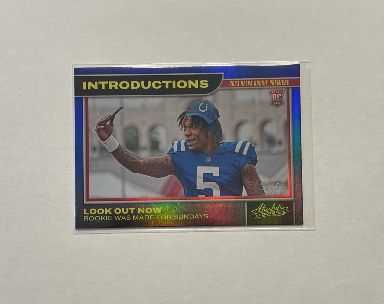 Introductions Anthony Richardson 2023 Panini 2023 Panini example 2