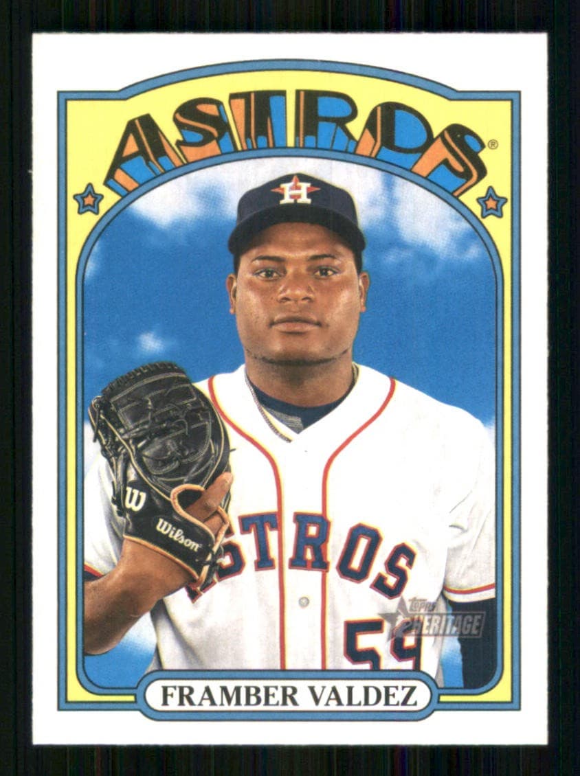 Framber Valdez Houston 2021 Topps Heritage