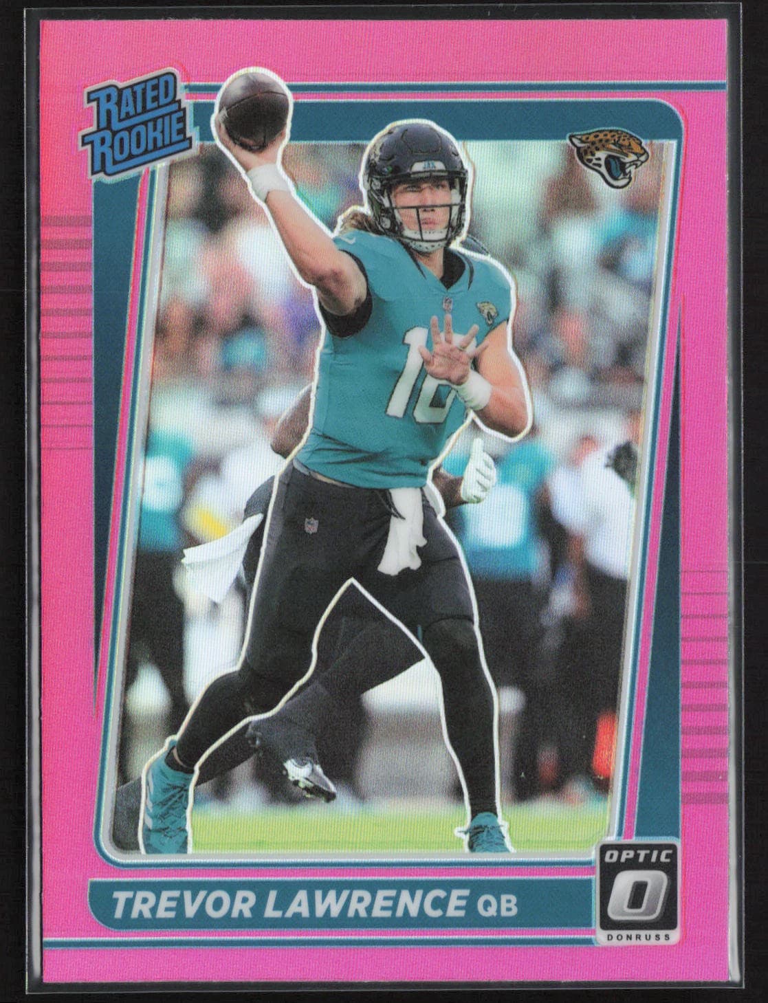 Trevor Lawrence Pink 2021 Donruss Optic