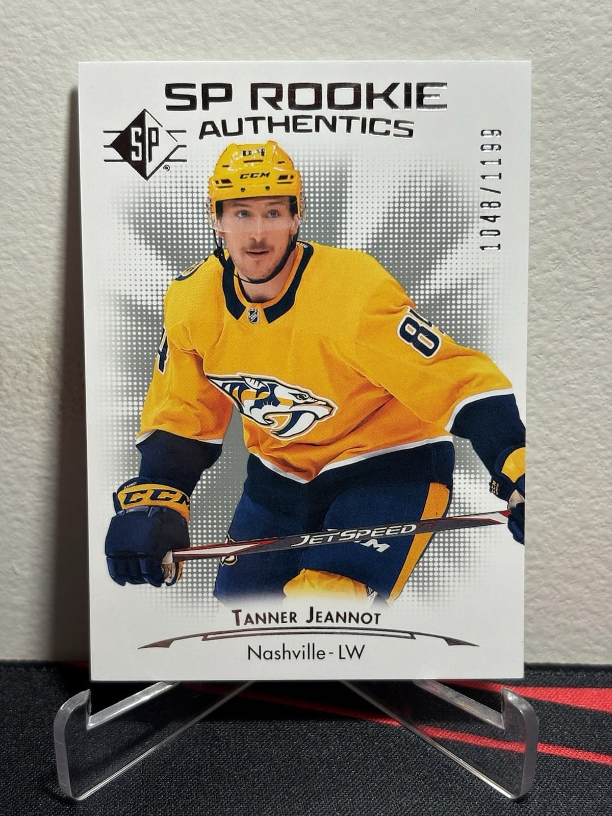 Tanner Jeannot trading card