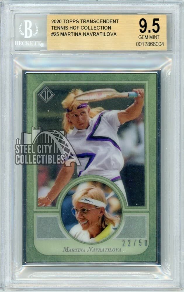 Martina Navratilova Transcendent 2020 Topps