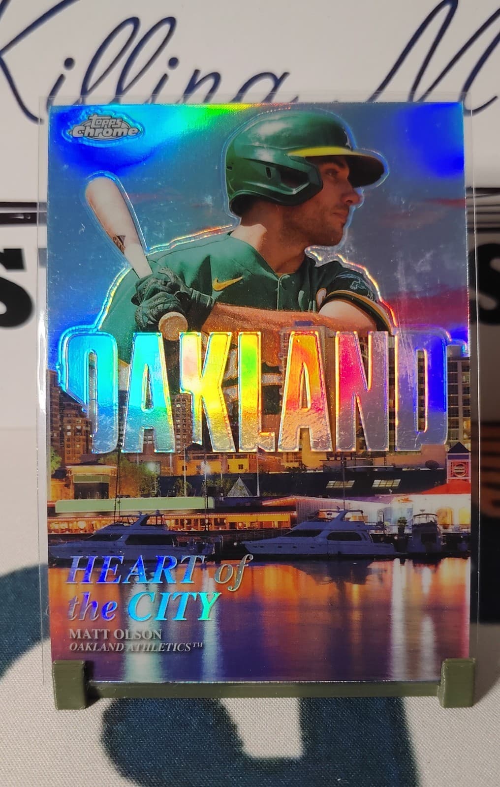 City Matt Olson 2022 Topps Chrome 2022 Topps Chrome