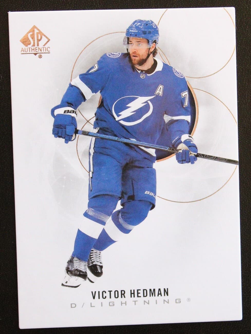Authentic Victor Hedman 2020 Upper Deck 2020 Upper Deck