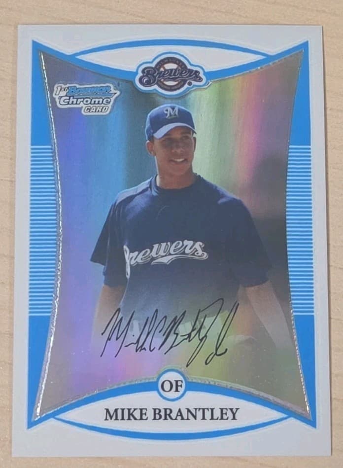 Prospects Mike Brantley 2008 Bowman Chrome 2008 Bowman Chrome example 2