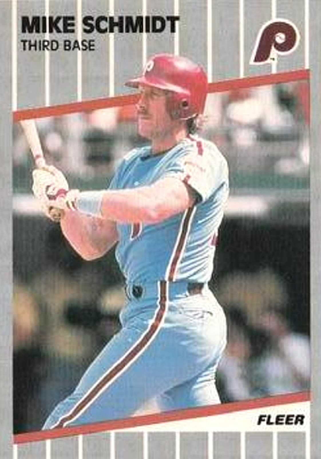 Mike Schmidt Philadelphia 1989 Fleer 1989 Fleer