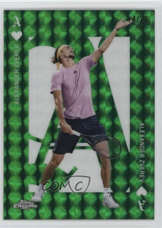 Aces Green Geometric 2025 Topps Chrome 2025 Topps Chrome green-refractor