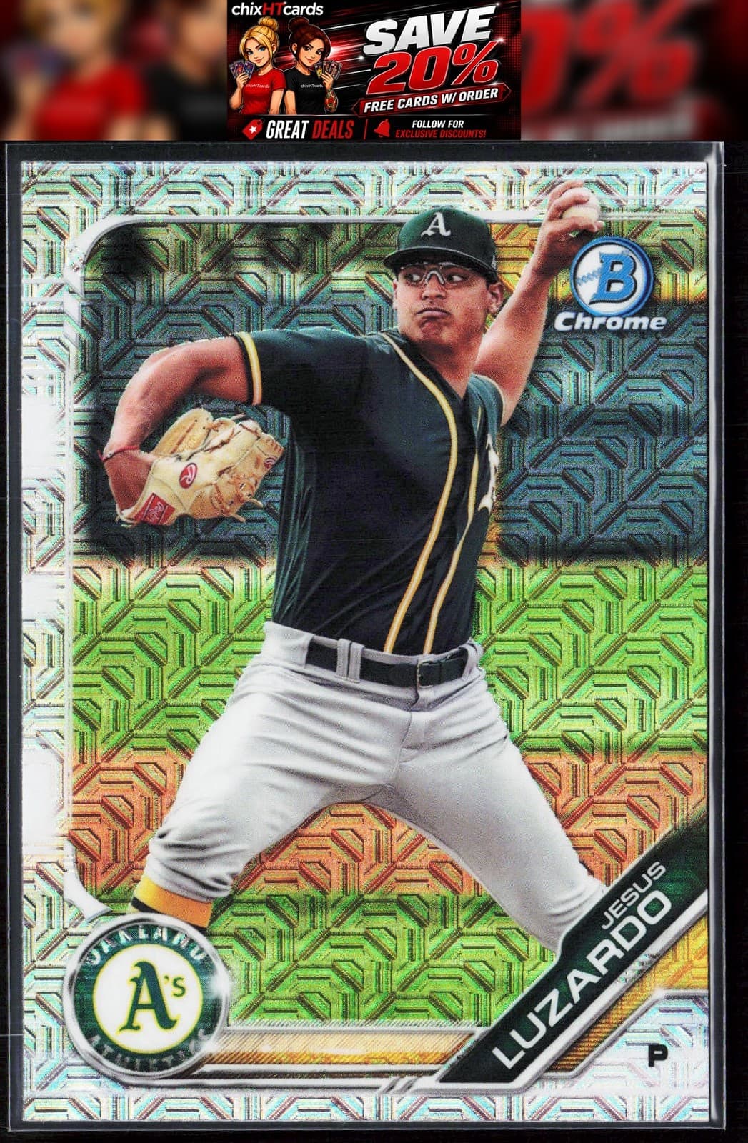 Jesus Luzardo Prospects 2019 Bowman Chrome