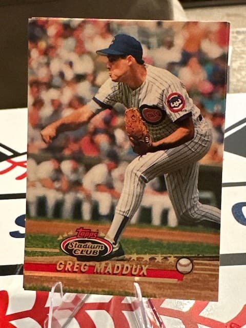Greg Maddux 1993 Topps Stadium Club