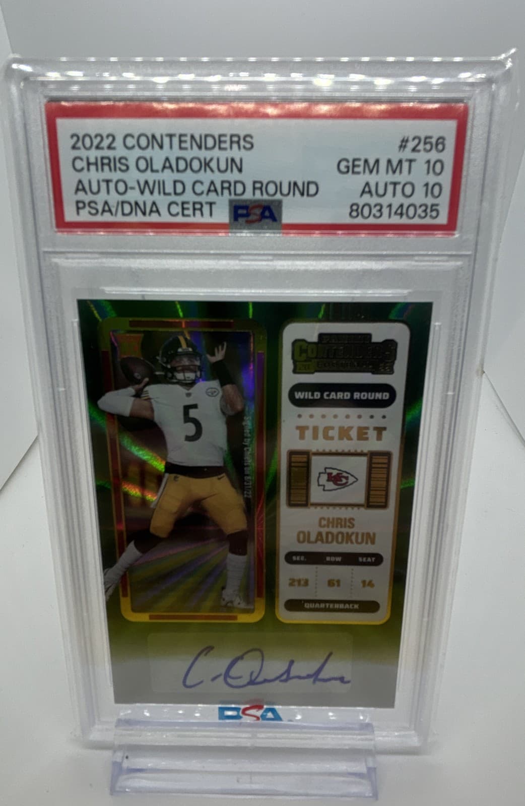 Ticket Chris Oladokun 2022 Panini Contenders 2022 Panini Contenders