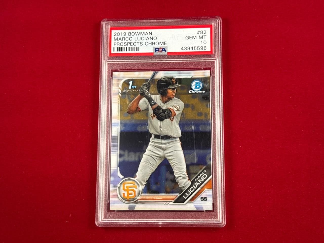 MLB BASEBALL MARCO LUCIANO BCP 2019 Bowman Chrome 2019 Bowman Chrome