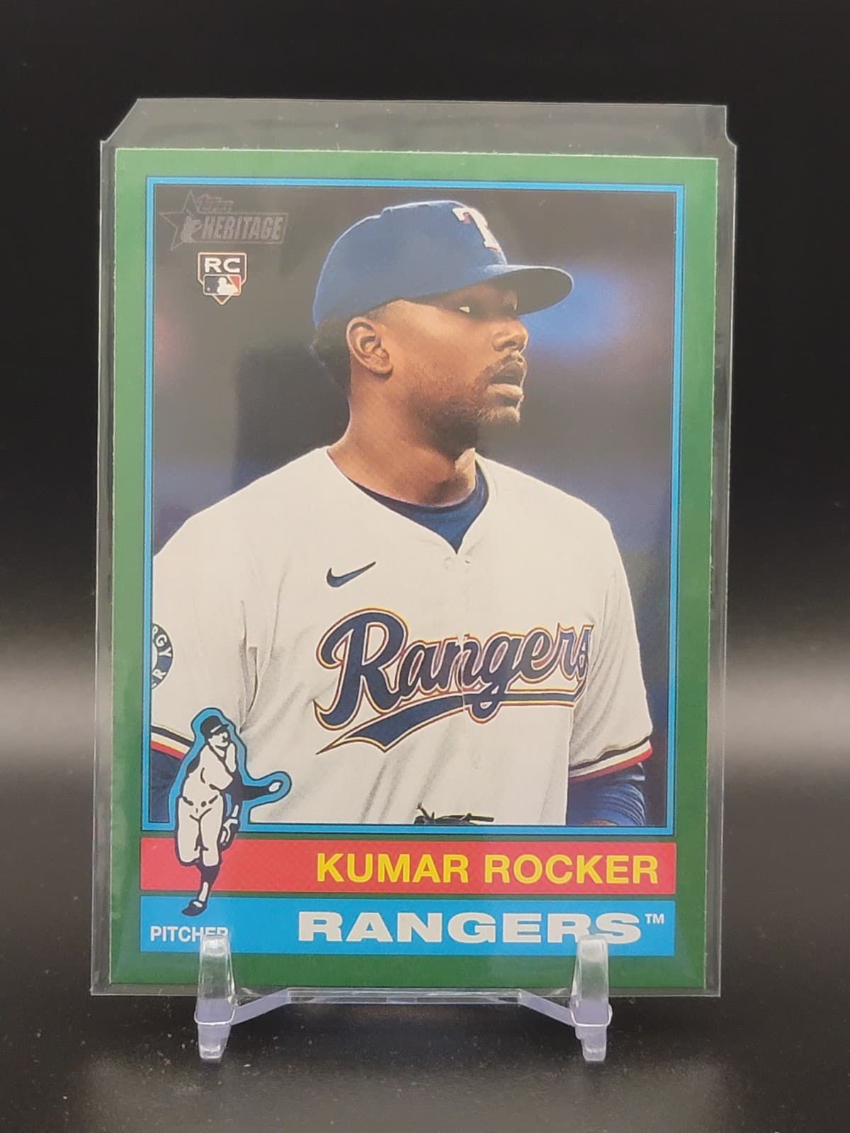 Kumar Rocker Green 2025 Topps Heritage 2025 Topps Heritage