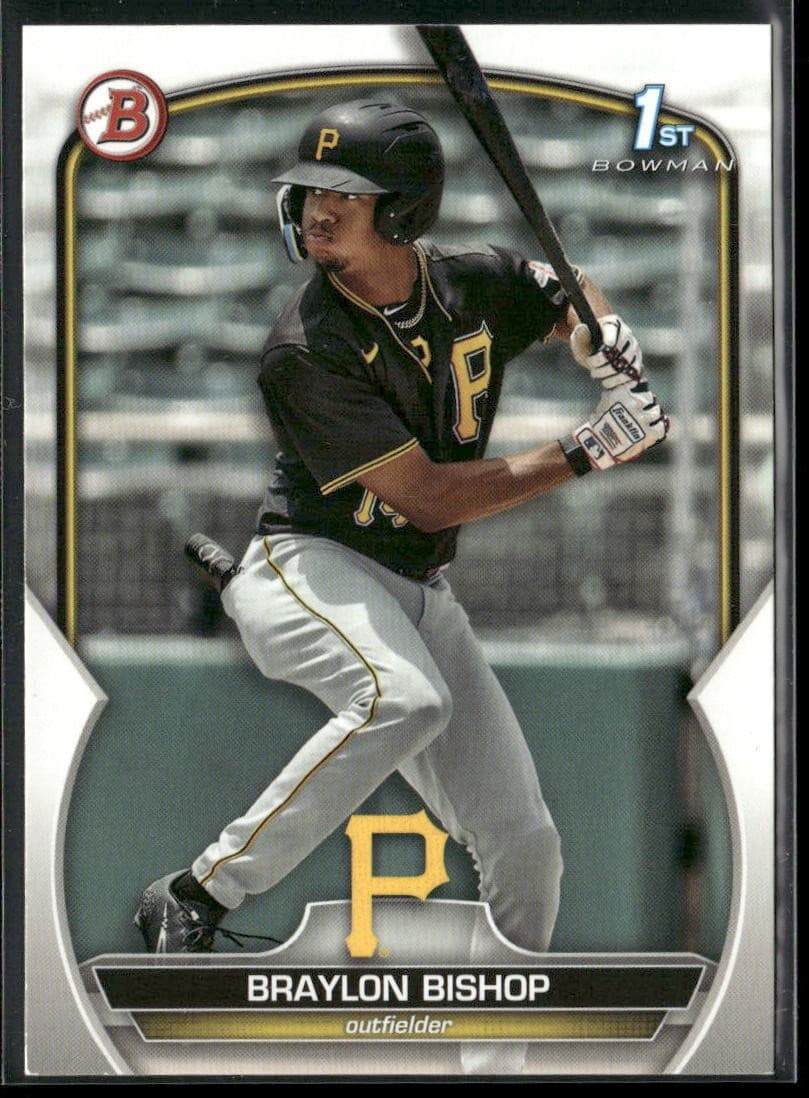 Braylon Bishop Prospects 2023 Bowman Chrome 2023 Bowman Chrome