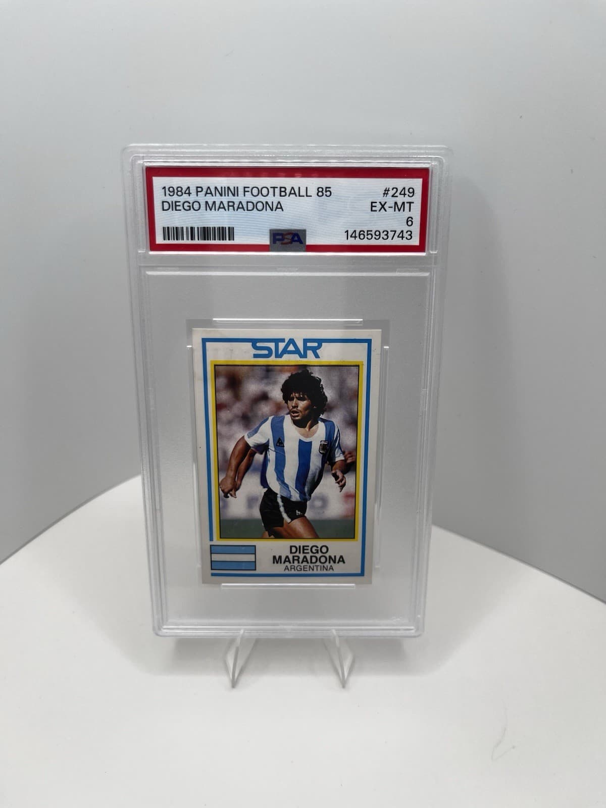 Diego Maradona 1984 Panini 1984 Panini
