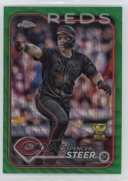 Spencer Steer 2024 topps Topps Chrome