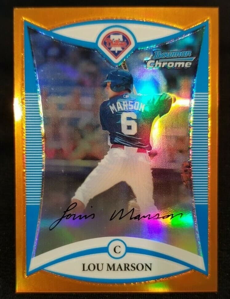 Draft Prospects Orange 2008 Bowman Chrome 2008 Bowman Chrome orange-refractor