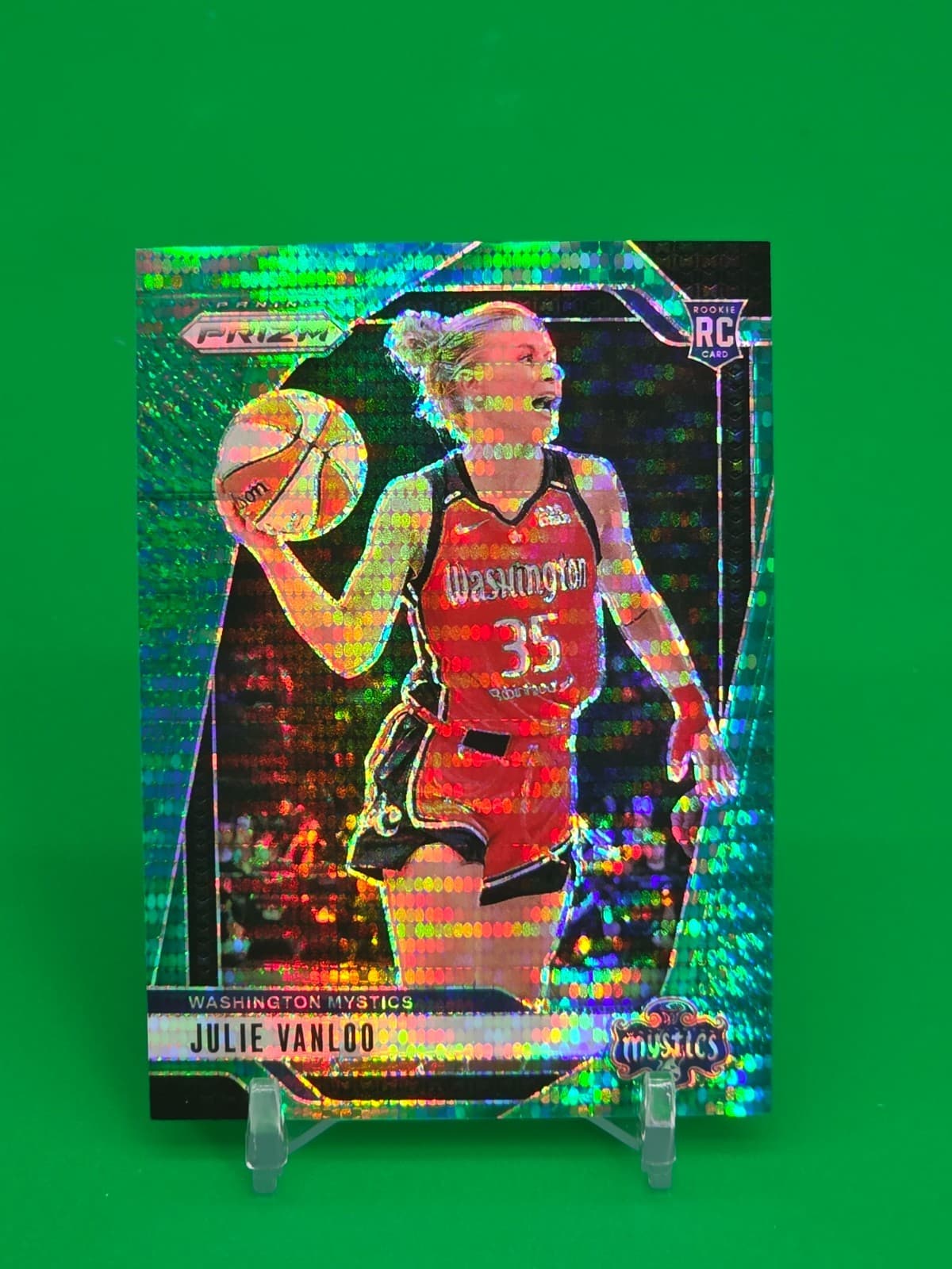 Julie Vanloo Green 2024 Panini Prizm 2024 Panini Prizm green-pulsar