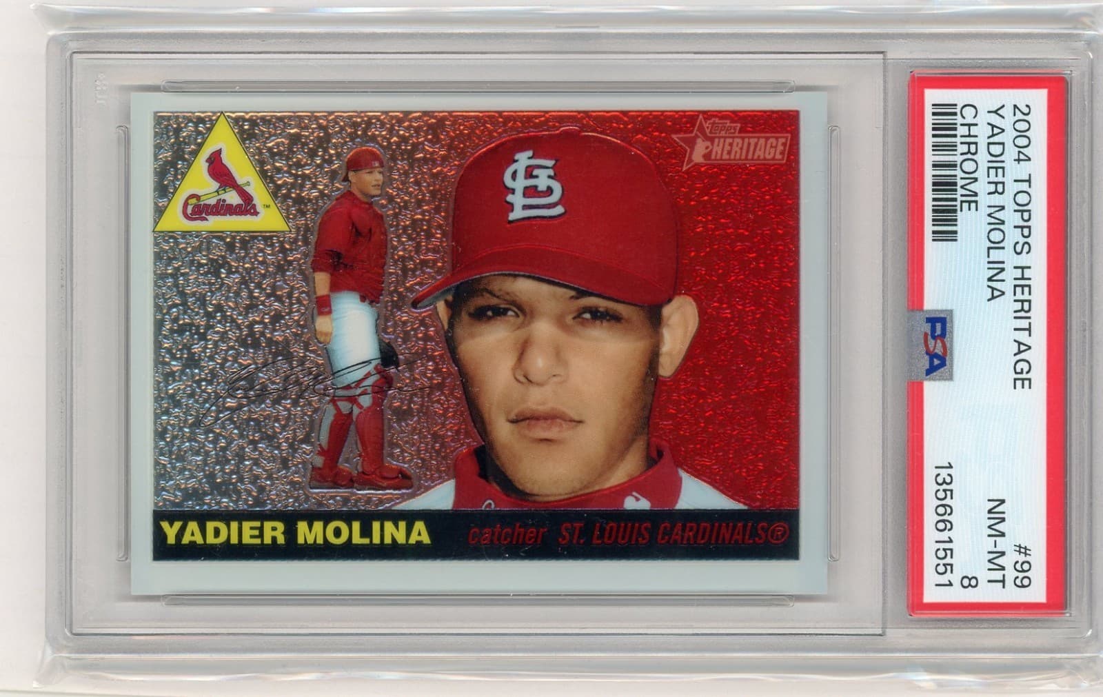 Baseball Yadier Molina 2004 Topps Heritage