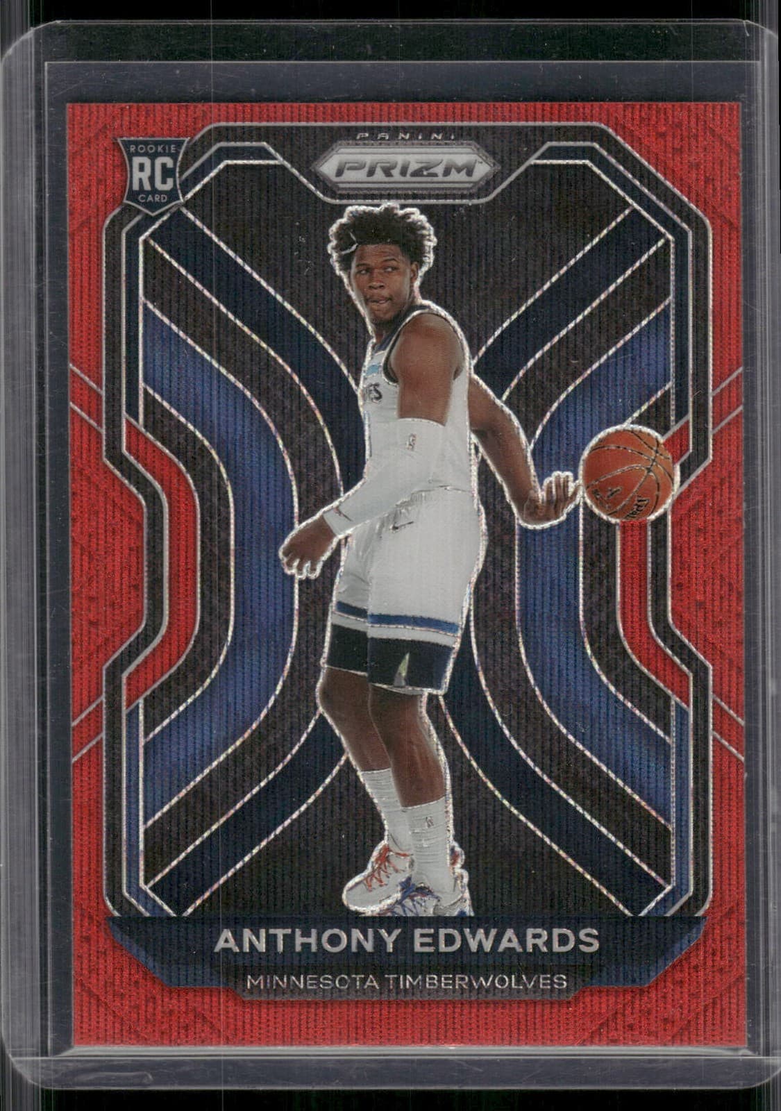 Anthony Edwards Ruby 2020 Panini Prizm 2020 Panini Prizm wave