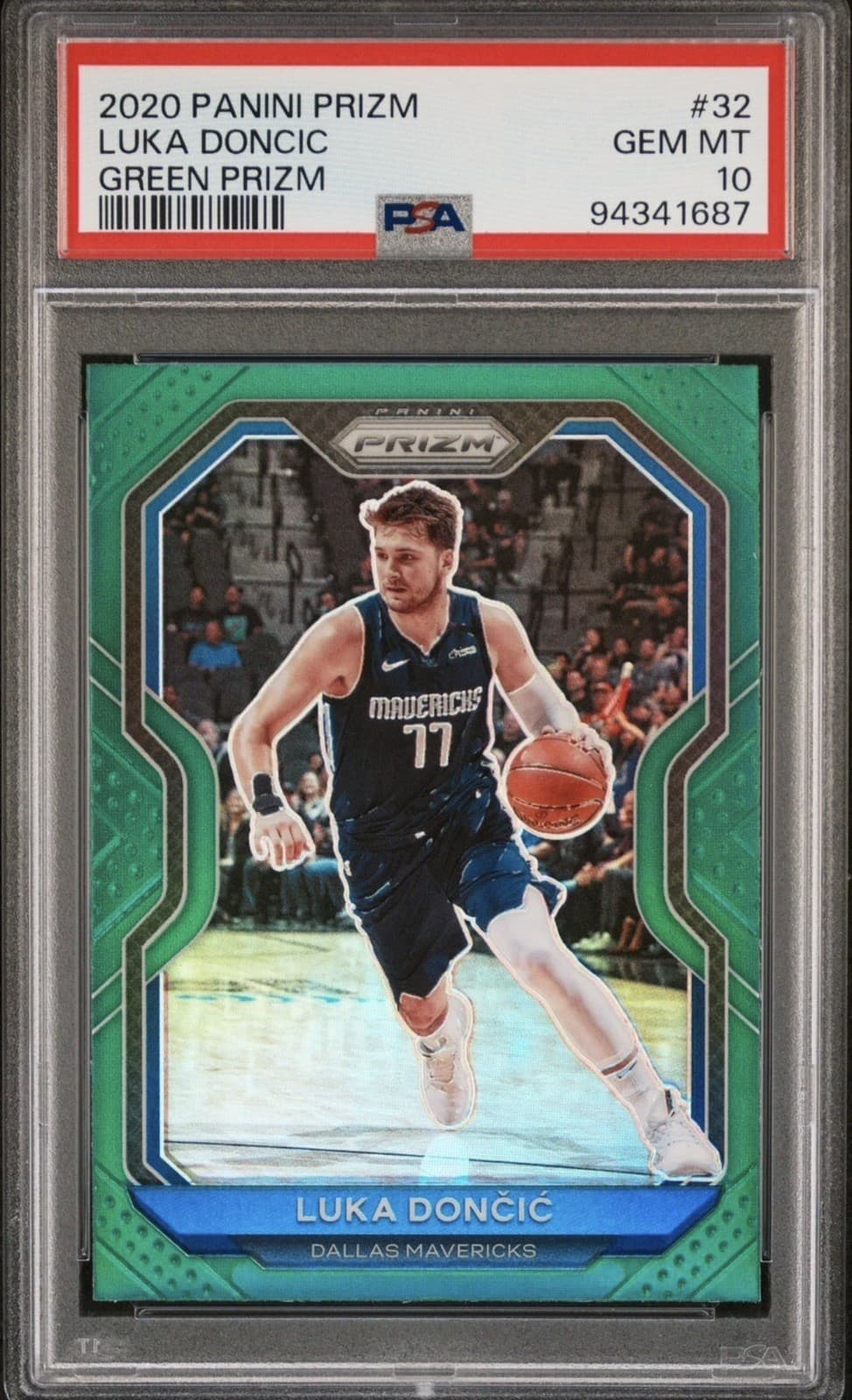 Green Luka Doncic 2020 Panini Prizm 2020 Panini Prizm example 2
