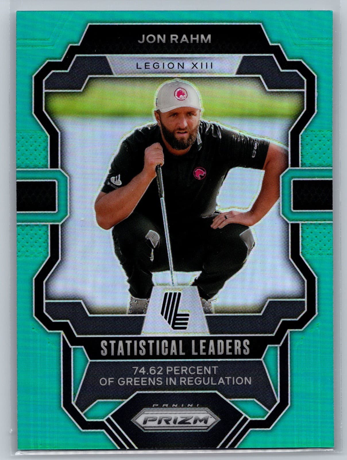 JON RAHM LIV Golf TEAL ~ /199 2024 Panini Prizm