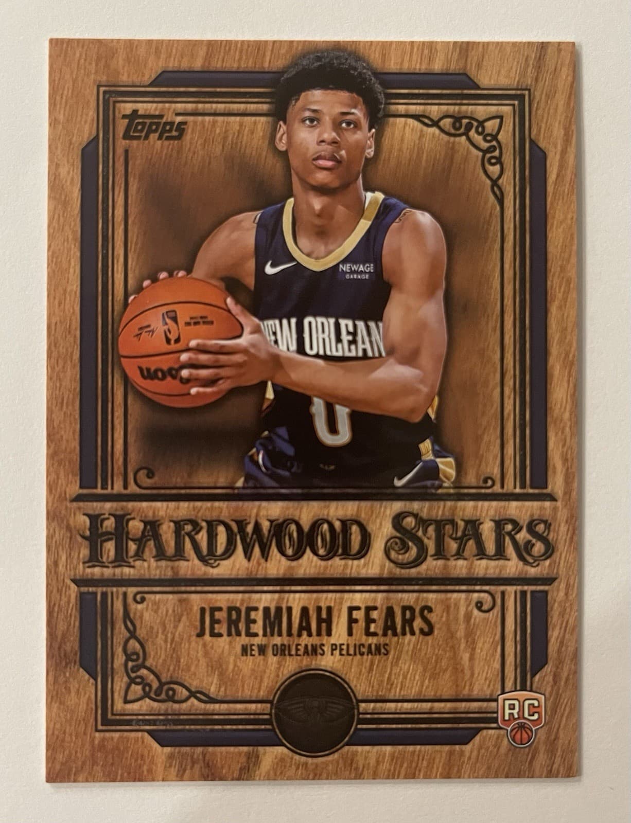 Jeremiah Fears Hardwood 2025 Topps 2025 Topps