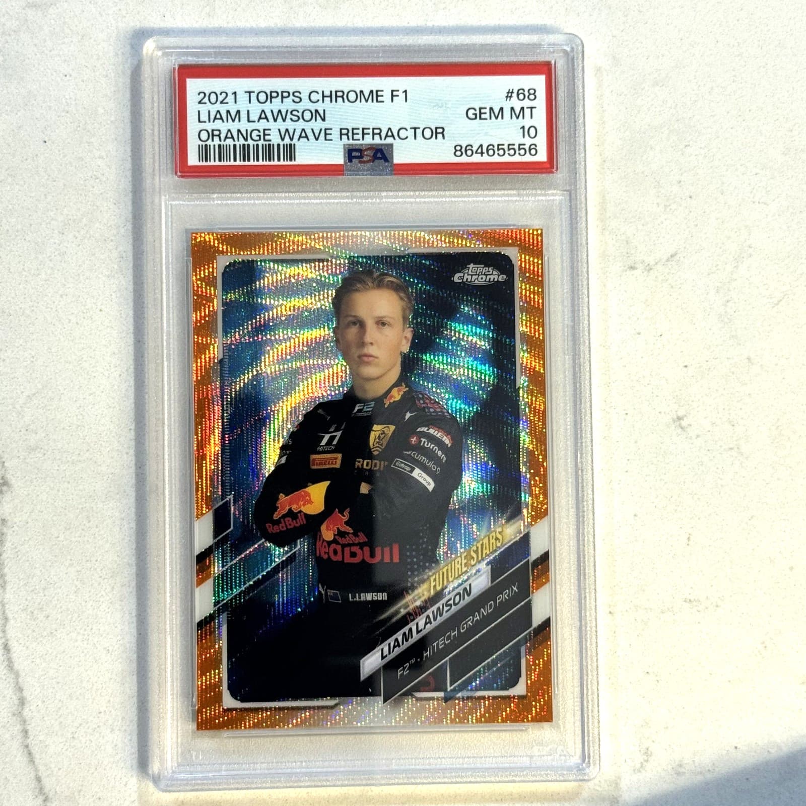 Liam Lawson Orange 2021 Topps Chrome 2021 Topps Chrome