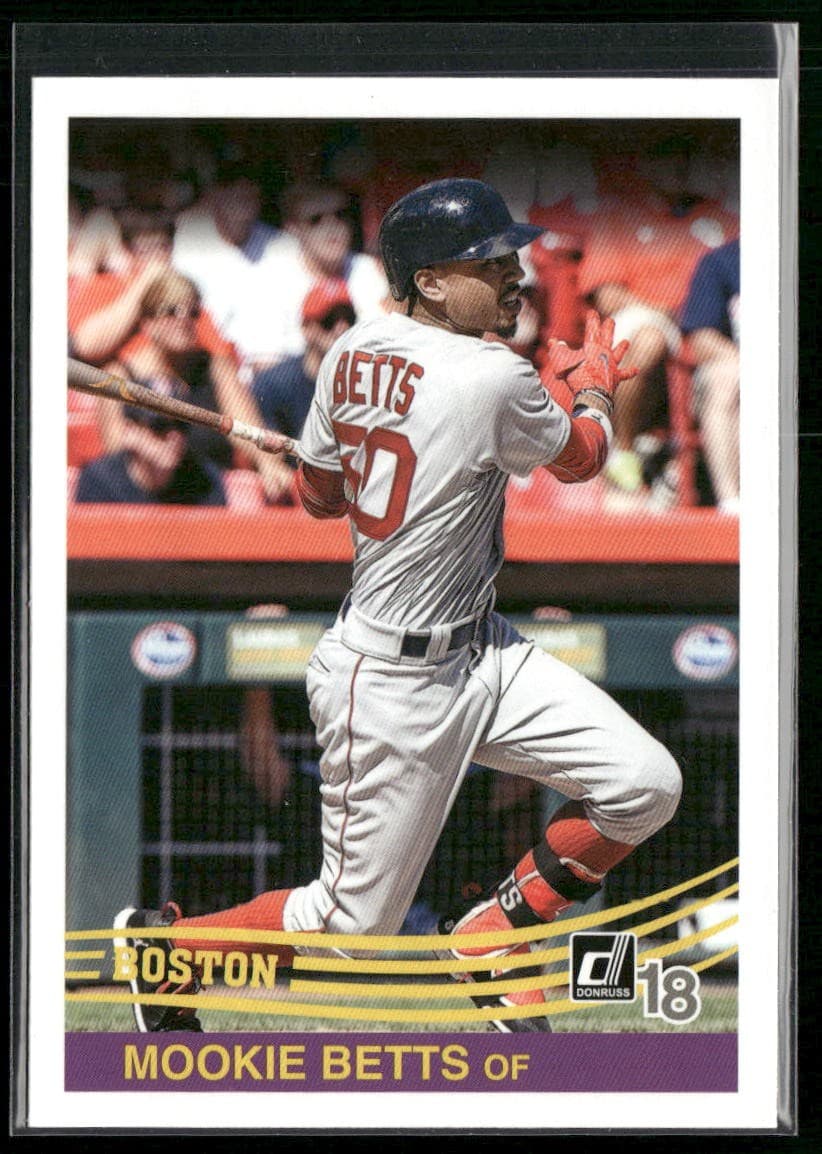 Mookie Betts Boston 2018 Donruss