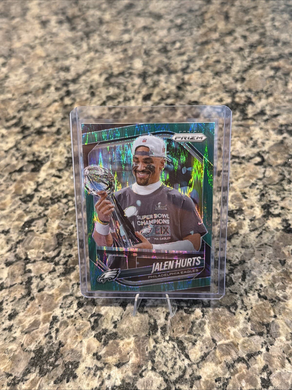 Jalen Hurts Green 2025 Panini Prizm