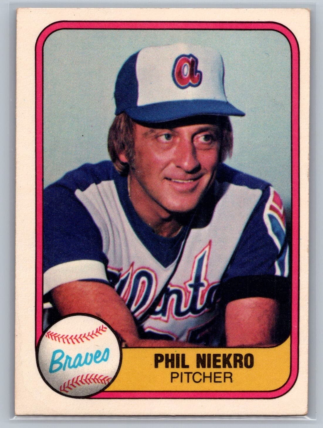 Phil Niekro 1981 Fleer